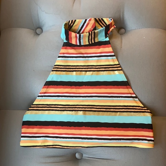 aerie Other - Aerie Striped Halter Bikini Top